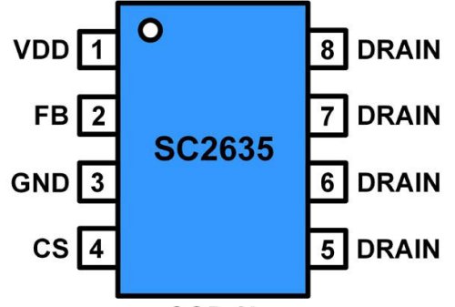 SC2635-原边反馈（PSR）功率开关