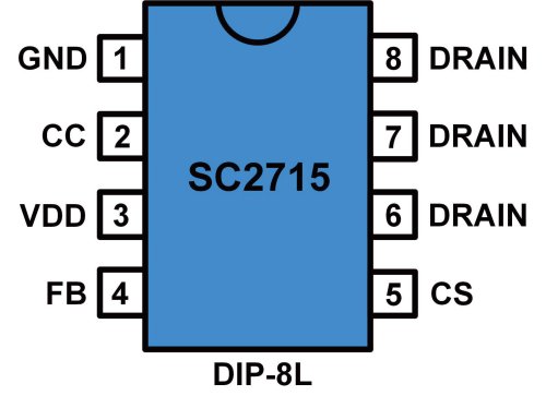 SC2715—内置恒流功能次级反馈PWM功率开关